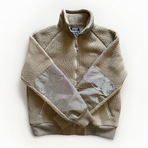 Filson Sherpa Fleece Jacket Men's M Olive Full Zip Outdoor Casual